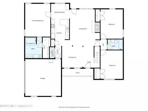 Floorplan - 3306 Pankins Park Pl, Nesbit, MS 38651 photo 1 of 5