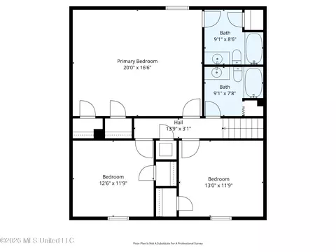 Floorplan - 2125 Swinnea Rd, Nesbit, MS 38651 photo 2 of 5