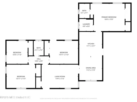 Floorplan - 3148 Sylvester Dr, Jackson, MS 39212 photo 1 of 1