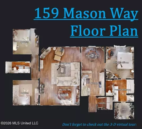Floorplan - 159 Mason Way, Madison, MS 39110 photo 1 of 1