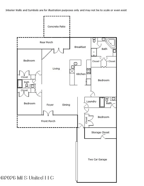 Floorplan - 360 Provision Pkwy, Brandon, MS 39042 photo 1 of 1