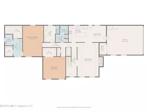 Floorplan - 1329 Grantham Rd, Sumrall, MS 39482 photo 1 of 3