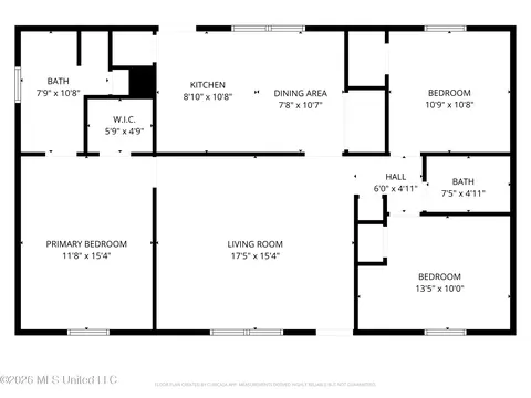 Floorplan - 1704 Brookhollow Cir, Jackson, MS 39212 photo 1 of 2