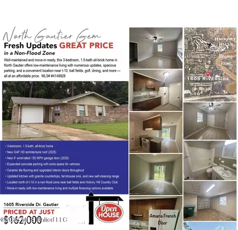 1605 Riverside Dr, Gautier, MS 39553