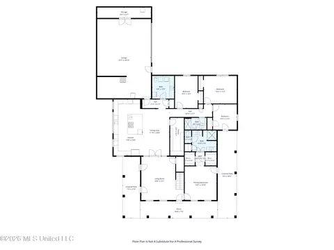 Floorplan - 5665 Mcingvale Rd, Hernando, MS 38632 photo 2 of 6