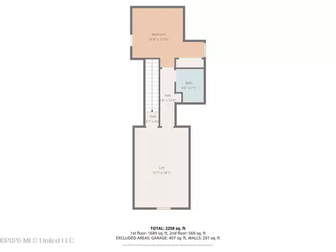 Floorplan - 1441 Clair Cir, Hernando, MS 38632 photo 3 of 3