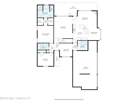 Floorplan - 1409 Monteith Ave, Hernando, MS 38632 photo 2 of 6