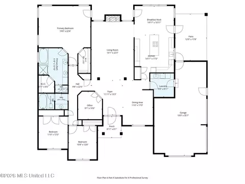 Floorplan - 704 Shadow View Dr, Hernando, MS 38632 photo 1 of 1