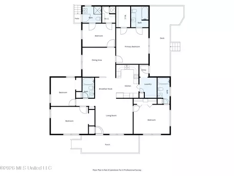 Floorplan - 3133 Pleasant Hill Rd, Nesbit, MS 38651 photo 2 of 2