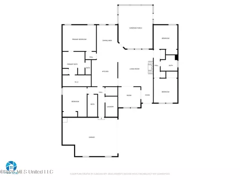 Floorplan - 6018 Red Gate Dr, Long Beach, MS 39560 photo 1 of 2
