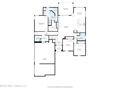 Floorplan - 1667 Baisley Dr, Nesbit, MS 38651 photo 3 of 3