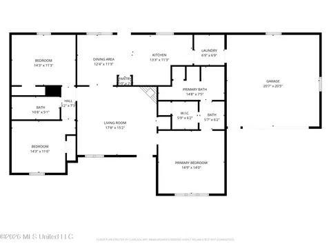 Floorplan - 71 Conner Dr, Perkinston, MS 39573 photo 1 of 1