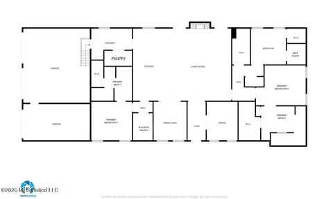Floorplan - 1034 W Mchenry Rd, Mchenry, MS 39561 photo 1 of 1