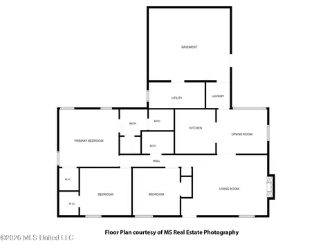 Floorplan - 16408 Culbert Rd, Moss Point, MS 39562 photo 1 of 1