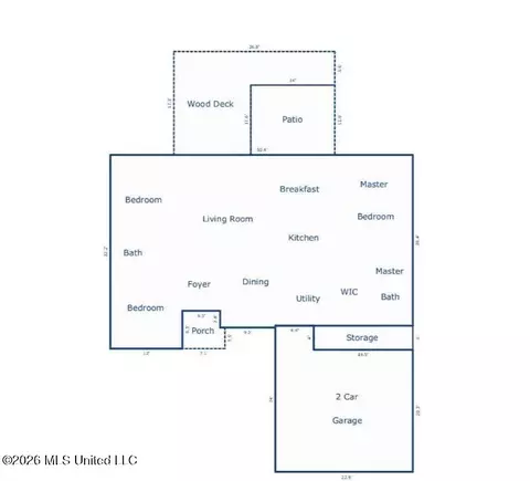 Floorplan - 735 Prominence Dr, Flowood, MS 39232 photo 2 of 2