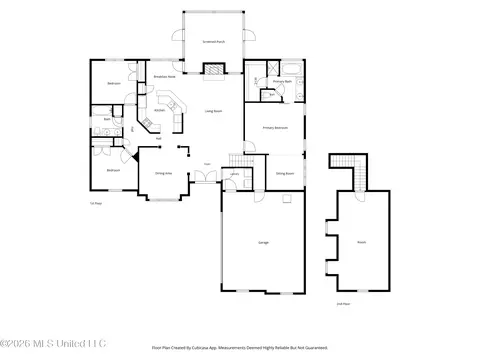 Floorplan - 3417 Tates Way, Hernando, MS 38632 photo 1 of 2