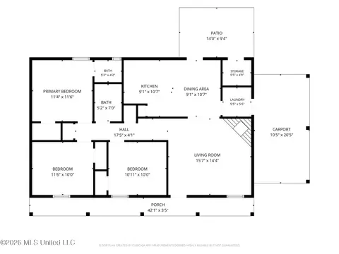 Floorplan - 1438 Summit Ave, Jackson, MS 39212 photo 1 of 1
