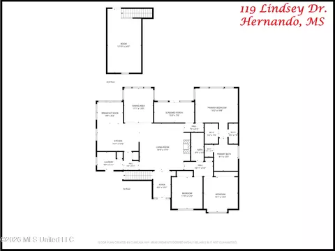 Floorplan - 119 Lindsey Dr, Hernando, MS 38632 photo 1 of 1