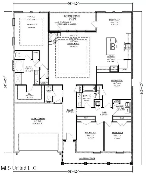 Floorplan - 14228 Quill Ave, Biloxi, MS 39532 photo 1 of 1