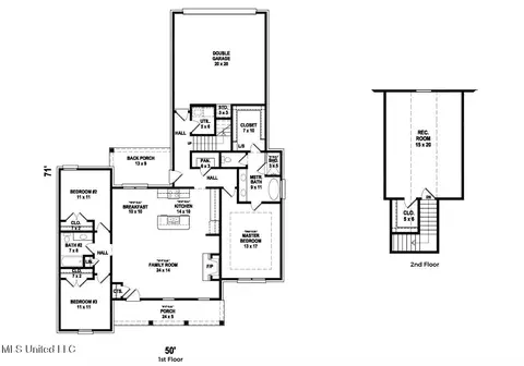 Floorplan - 2111 Scott Mdws Ln, Hernando, MS 38632 photo 1 of 1