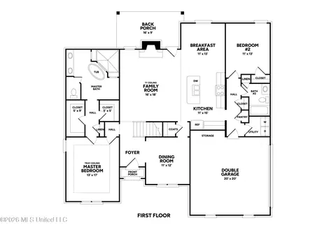 Floorplan - 7559 John Elliott Ln, Hernando, MS 38632 photo 1 of 2