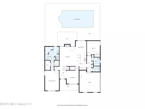 Floorplan - 672 Scout Cir, Hernando, MS 38632 photo 4 of 6