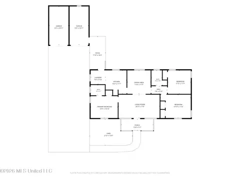 Floorplan - 373 Fairhill Dr, Jackson, MS 39212 photo 1 of 1