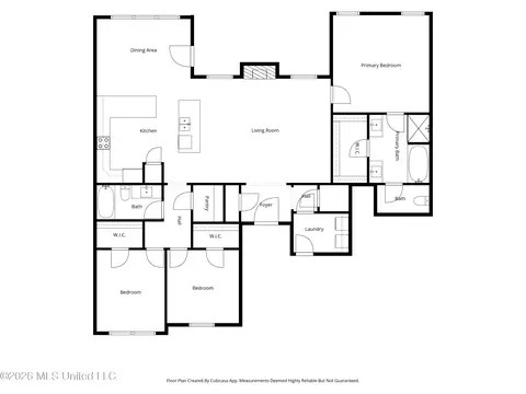 Floorplan - 123 Deerfield Trce, Coldwater, MS 38618 photo 1 of 2