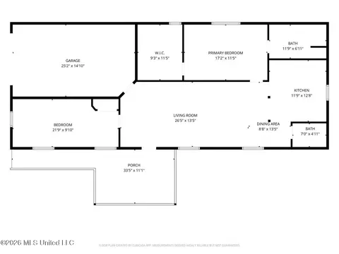 Floorplan - 10 Co Rd 618, Corinth, MS 38834 photo 1 of 3