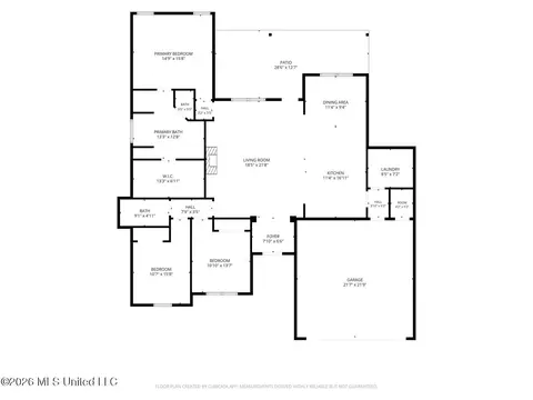 Floorplan - 174 Falls Xing, Madison, MS 39110 photo 1 of 2