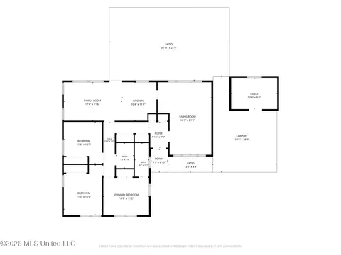 Floorplan - 3110 Peterson Dr, Jackson, MS 39212 photo 1 of 1
