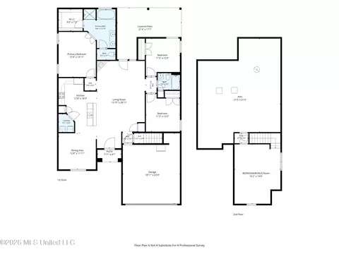 Floorplan - 143 Magnolia Gardens Dr, Hernando, MS 38632 photo 3 of 3