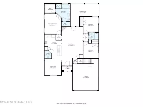 Floorplan - 143 Magnolia Gardens Dr, Hernando, MS 38632 photo 1 of 3