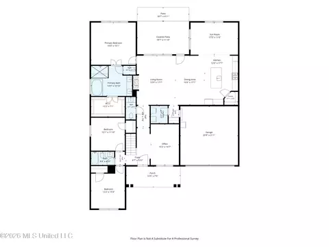 Floorplan - 13910 Highlands Crest Loop, Olive Branch, MS 38654 photo 1 of 4