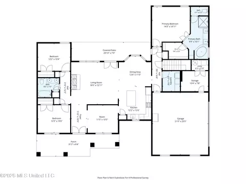 Floorplan - 11184 Mosby Ln, Hernando, MS 38632 photo 1 of 2