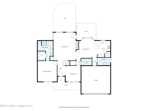 Floorplan - 1727 Sandpiper Cv, Hernando, MS 38632 photo 5 of 6