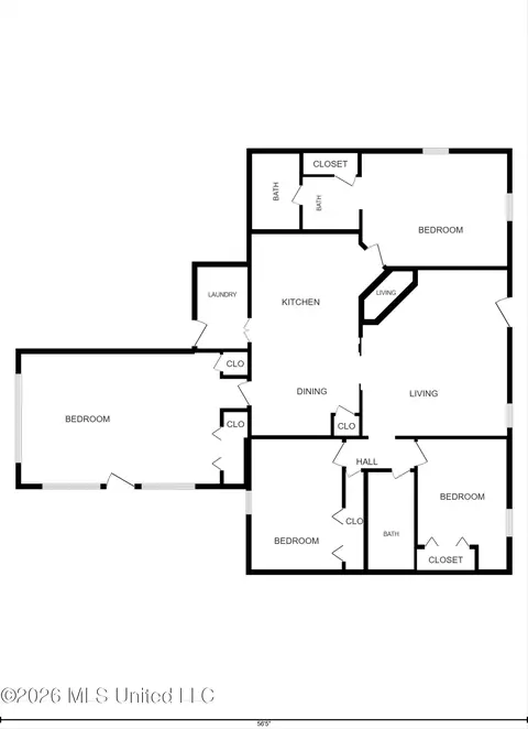 Floorplan - 339 Barfield Dr, Byram, MS 39272 photo 1 of 1
