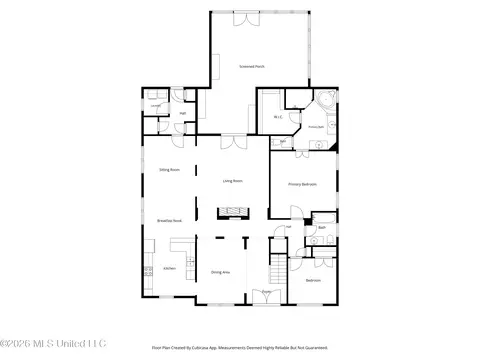 Floorplan - 4796 Bowie Ln, Olive Branch, MS 38654 photo 3 of 3