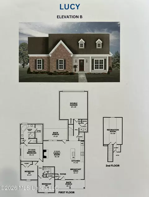 Floorplan - 2263 Scott Mdws Ln, Hernando, MS 38632 photo 1 of 1