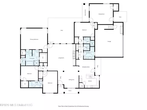 Floorplan - 2578 Oak Crossing Dr, Hernando, MS 38632 photo 1 of 3