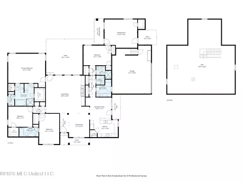 Floorplan - 2578 Oak Crossing Dr, Hernando, MS 38632 photo 3 of 3