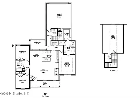 Floorplan - 2273 Scott Meadows Ln, Hernando, MS 38632 photo 1 of 1