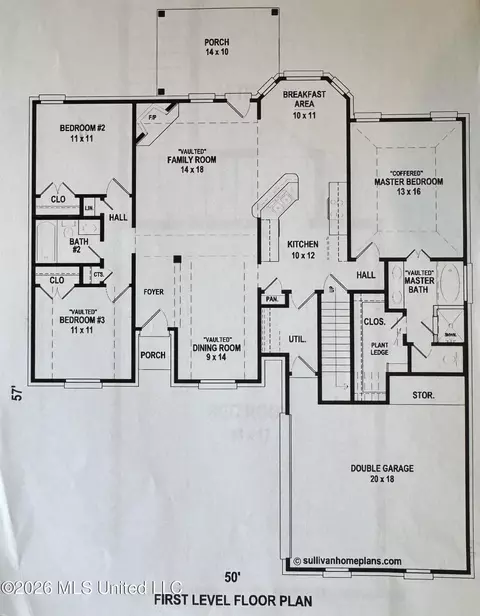 Floorplan - 708 Holiday Cv, Hernando, MS 38632 photo 1 of 1