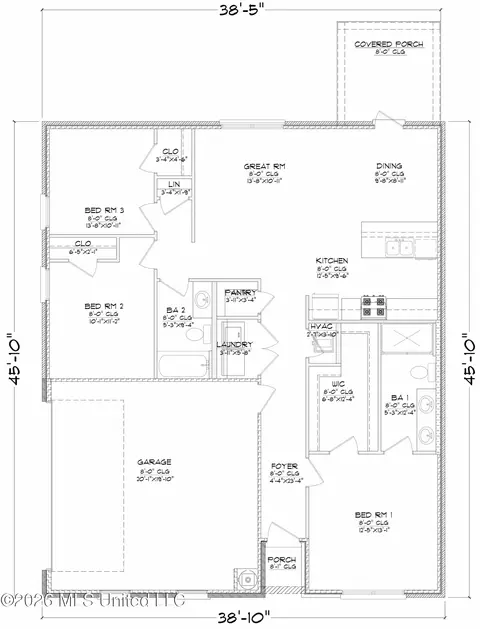 Floorplan - 82 Kings Crossing Dr, Lucedale, MS 39452 photo 1 of 1
