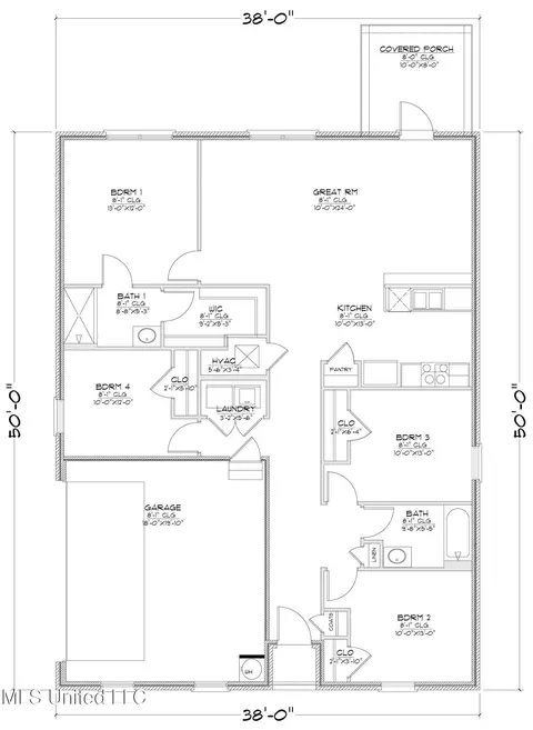 Floorplan - 64 Kings Crossing Dr, Lucedale, MS 39452 photo 2 of 2