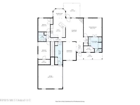 Floorplan - 1337 Holly Springs Rd, Hernando, MS 38632 photo 1 of 1