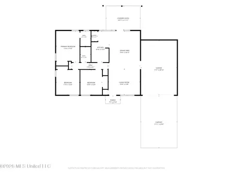 Floorplan - 5312 Cedar Park Dr, Jackson, MS 39206 photo 1 of 1