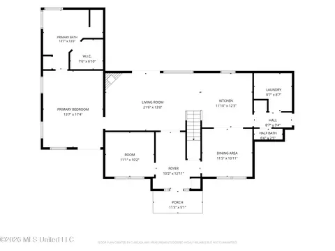Floorplan - 7632 Holly Springs Rd, Hernando, MS 38632 photo 1 of 3