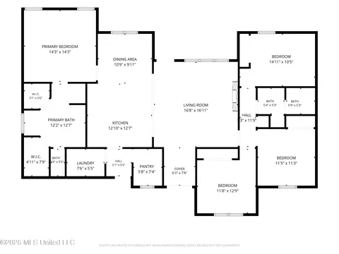 Floorplan - 26020 Dennis Nelson Rd, Lucedale, MS 39452 photo 1 of 1