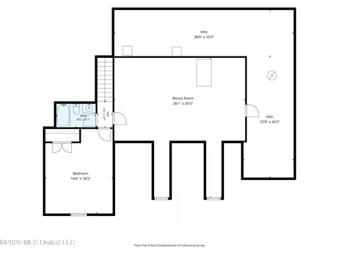 Floorplan - 927 Shadow View Dr, Hernando, MS 38632 photo 2 of 3
